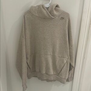 Kids Nike Beige Speckled Hoodie
